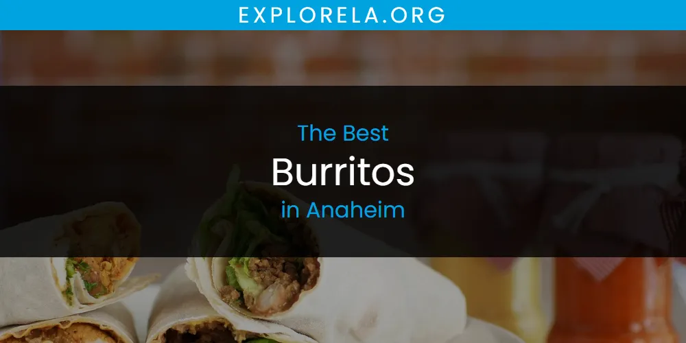 The Absolute Best Burritos in Anaheim  [Updated 2025]