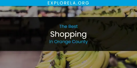 Orange County's Best Shopping
