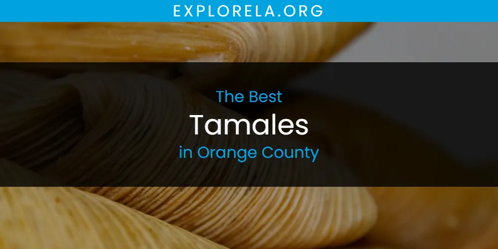 Orange County's Best Tamales [Updated 2025]