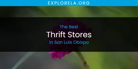 San Luis Obispo's Best Thrift Stores Spots