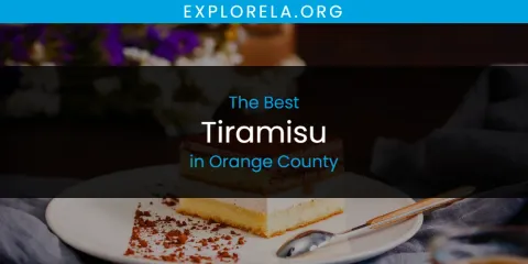 Orange County's Best Tiramisu